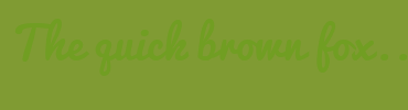 Image with Font Color 719E22 and Background Color 809B33
